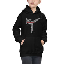 Load image into Gallery viewer, UpLevel Silhouette Man Kids Hoodie