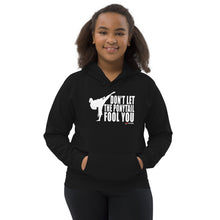 Load image into Gallery viewer, Don&#39;t Let The Ponytail Fool You Kids Hoodie
