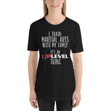 Load image into Gallery viewer, I Train Martial Arts With My Family Short-Sleeve Unisex T-Shirt