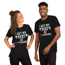 Load image into Gallery viewer, I Get My Kicks At UpLevel Short-Sleeve Unisex T-Shirt