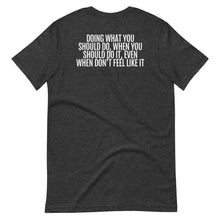 Load image into Gallery viewer, Life Skill: Discipline Short-Sleeve Unisex T-Shirt (Two Sided)