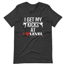 Load image into Gallery viewer, I Get My Kicks At UpLevel Short-Sleeve Unisex T-Shirt