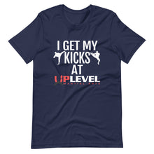Load image into Gallery viewer, I Get My Kicks At UpLevel Short-Sleeve Unisex T-Shirt