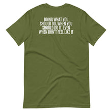 Load image into Gallery viewer, Life Skill: Discipline Short-Sleeve Unisex T-Shirt (Two Sided)