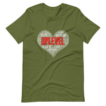 Load image into Gallery viewer, UpLevel Heart Short-Sleeve Unisex T-Shirt