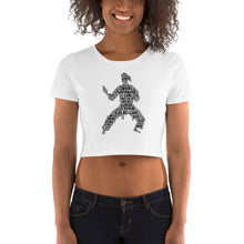 Load image into Gallery viewer, UpLevel Silhouette Woman Women’s Crop Tee