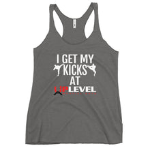Load image into Gallery viewer, I Get My Kicks At UpLevel Women's Racerback Tank