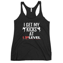 Load image into Gallery viewer, I Get My Kicks At UpLevel Women's Racerback Tank