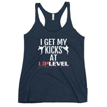 Load image into Gallery viewer, I Get My Kicks At UpLevel Women's Racerback Tank