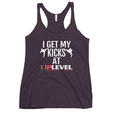 Load image into Gallery viewer, I Get My Kicks At UpLevel Women's Racerback Tank