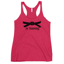 Load image into Gallery viewer, Black Belt In Training Women's Racerback Tank