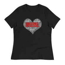 Load image into Gallery viewer, UpLevel Heart Women's Relaxed T-Shirt