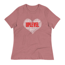 Load image into Gallery viewer, UpLevel Heart Women's Relaxed T-Shirt
