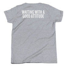 Load image into Gallery viewer, Youth Life Skill: Patience Short Sleeve Unisex T-Shirt (Two Sided)
