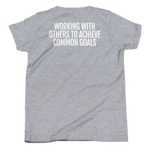 Load image into Gallery viewer, Youth Life Skill: Team Spirit Short Sleeve Unisex T-Shirt (Two Sided)