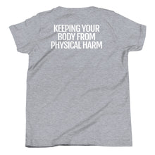 Load image into Gallery viewer, Youth Life Skill: Self Defense Short Sleeve Unisex T-Shirt (Two Sided)