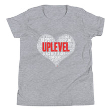 Load image into Gallery viewer, UpLevel Heart Youth Short Sleeve T-Shirt