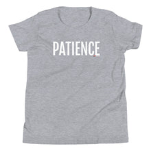 Load image into Gallery viewer, Youth Life Skill: Patience Short Sleeve Unisex T-Shirt (Two Sided)