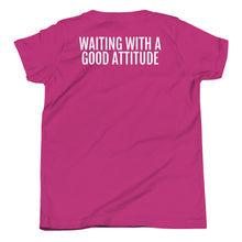Load image into Gallery viewer, Youth Life Skill: Patience Short Sleeve Unisex T-Shirt (Two Sided)