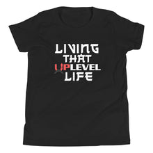 Load image into Gallery viewer, Living That UpLevel Life Youth Short Sleeve T-Shirt