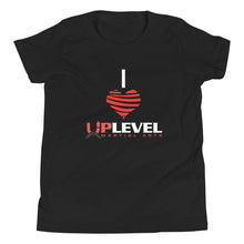 Load image into Gallery viewer, I Love UpLevel Youth Short Sleeve T-Shirt
