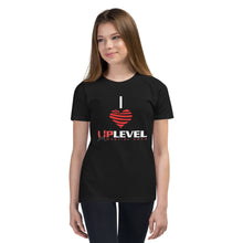 Load image into Gallery viewer, I Love UpLevel Youth Short Sleeve T-Shirt