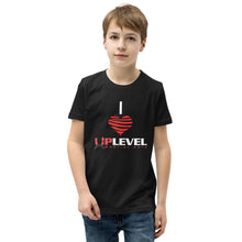 Load image into Gallery viewer, I Love UpLevel Youth Short Sleeve T-Shirt