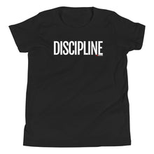 Load image into Gallery viewer, Youth Life Skill: Discipline Short Sleeve Unisex T-Shirt (Two Sided)