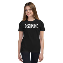 Load image into Gallery viewer, Youth Life Skill: Discipline Short Sleeve Unisex T-Shirt (Two Sided)