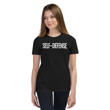 Load image into Gallery viewer, Youth Life Skill: Self Defense Short Sleeve Unisex T-Shirt (Two Sided)