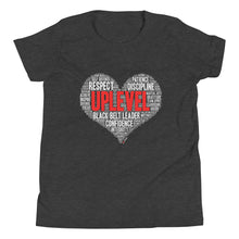 Load image into Gallery viewer, UpLevel Heart Youth Short Sleeve T-Shirt