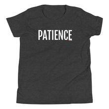 Load image into Gallery viewer, Youth Life Skill: Patience Short Sleeve Unisex T-Shirt (Two Sided)