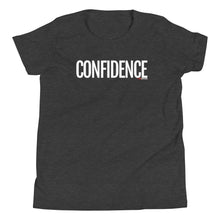Load image into Gallery viewer, Youth Life Skill: Confidence Short Sleeve Unisex T-Shirt (Two Sided)