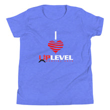 Load image into Gallery viewer, I Love UpLevel Youth Short Sleeve T-Shirt