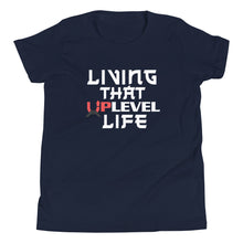 Load image into Gallery viewer, Living That UpLevel Life Youth Short Sleeve T-Shirt