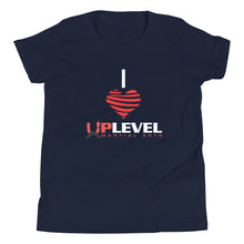 Load image into Gallery viewer, I Love UpLevel Youth Short Sleeve T-Shirt