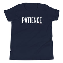 Load image into Gallery viewer, Youth Life Skill: Patience Short Sleeve Unisex T-Shirt (Two Sided)