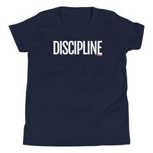 Load image into Gallery viewer, Youth Life Skill: Discipline Short Sleeve Unisex T-Shirt (Two Sided)