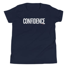 Load image into Gallery viewer, Youth Life Skill: Confidence Short Sleeve Unisex T-Shirt (Two Sided)