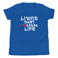 Load image into Gallery viewer, Living That UpLevel Life Youth Short Sleeve T-Shirt
