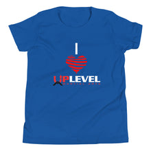 Load image into Gallery viewer, I Love UpLevel Youth Short Sleeve T-Shirt