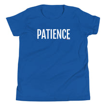 Load image into Gallery viewer, Youth Life Skill: Patience Short Sleeve Unisex T-Shirt (Two Sided)