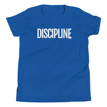 Load image into Gallery viewer, Youth Life Skill: Discipline Short Sleeve Unisex T-Shirt (Two Sided)