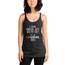 Load image into Gallery viewer, I Train Martial Arts With My Family Women&#39;s Racerback Tank