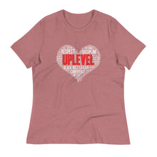 Load image into Gallery viewer, UpLevel Heart Women&#39;s Relaxed T-Shirt