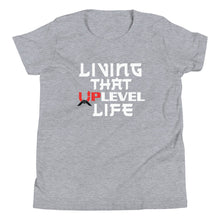 Load image into Gallery viewer, Living That UpLevel Life Youth Short Sleeve T-Shirt