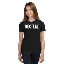 Load image into Gallery viewer, Youth Life Skill: Discipline Short Sleeve Unisex T-Shirt (Two Sided)