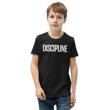 Load image into Gallery viewer, Youth Life Skill: Discipline Short Sleeve Unisex T-Shirt (Two Sided)