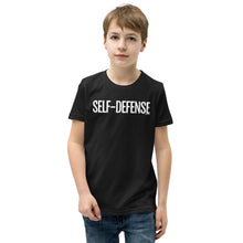 Load image into Gallery viewer, Youth Life Skill: Self Defense Short Sleeve Unisex T-Shirt (Two Sided)