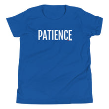 Load image into Gallery viewer, Youth Life Skill: Patience Short Sleeve Unisex T-Shirt (Two Sided)